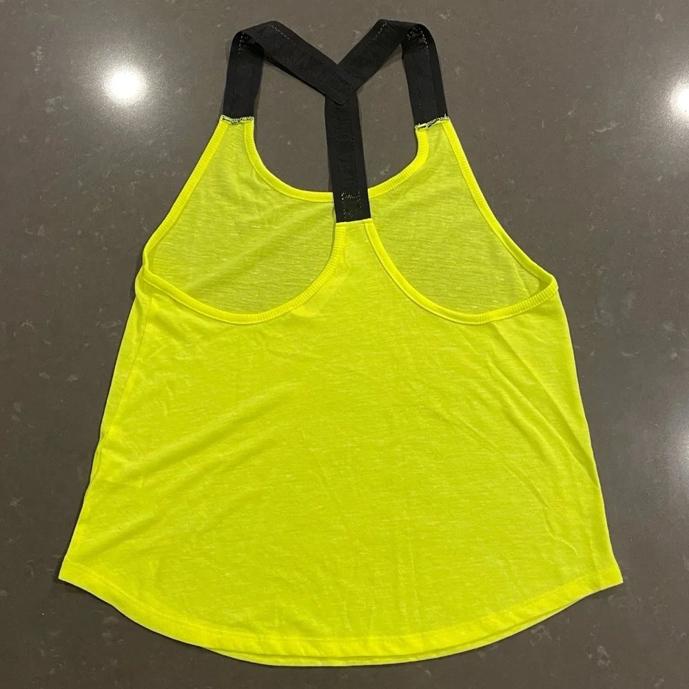 Victoria’s Secret Sport Neon Yellow Workout Shirt Top Small